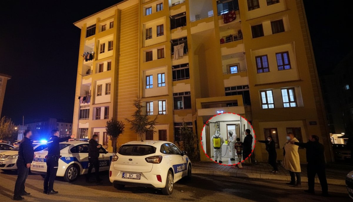 Karaman'da Böcek İlacı Nedeniyle Bina Tahliyesi