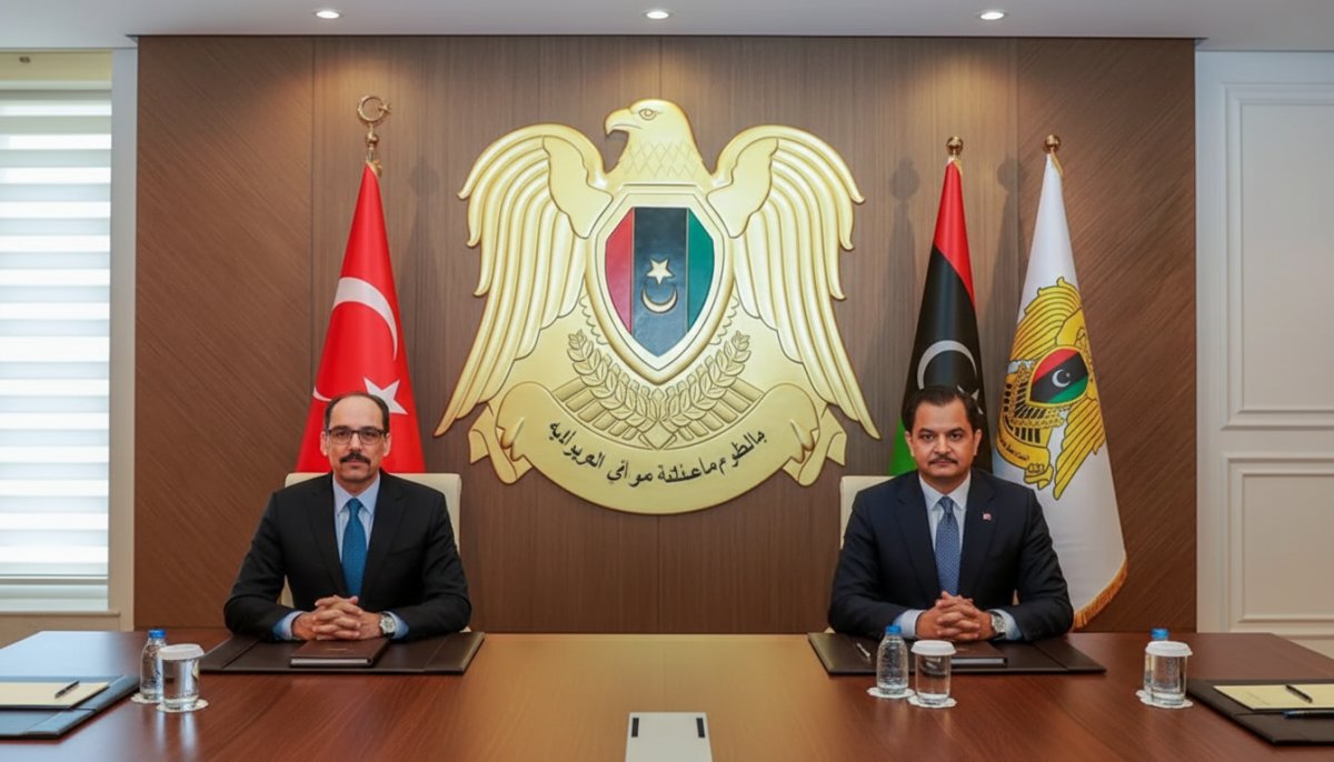 MİT Başkanı Kalın Bingazi'de Saddam Hafter'le Görüştü