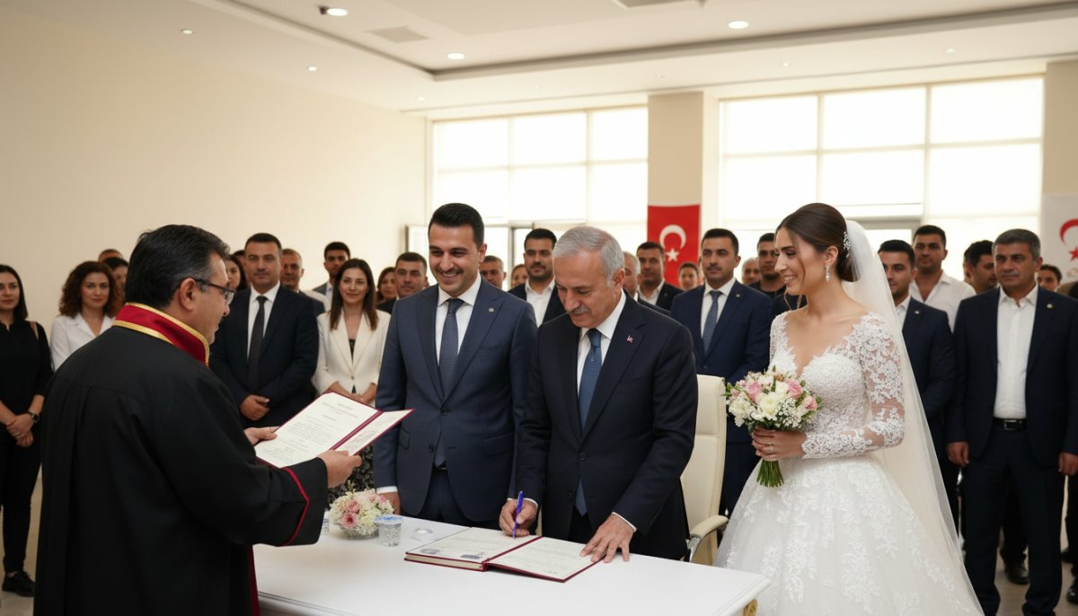 Turizmin altyapısını güçlendiriyoruz: Bakan Ersoy nikah şahidi oldu
