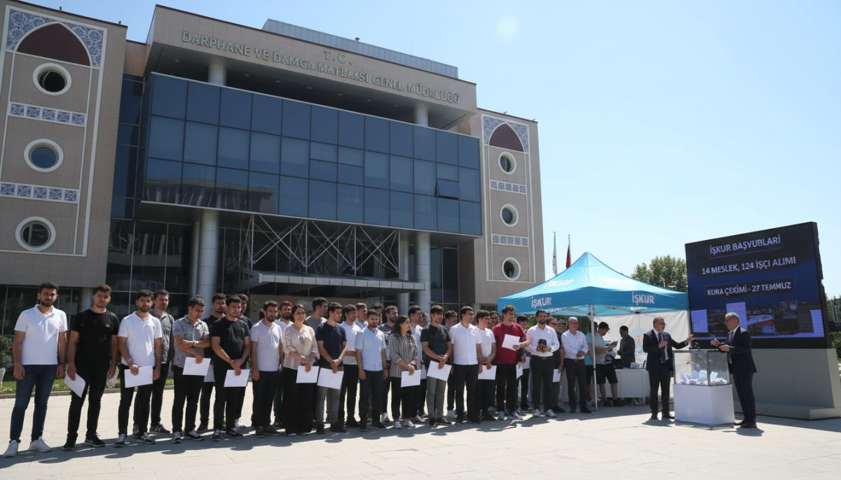 Darphane 124 İşçi Alımı: 14 Meslekte Başvurular İŞKUR'da