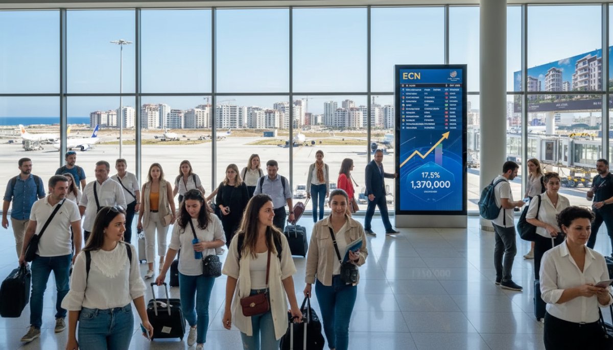 Kuzey Kıbrıs'ta Yolcu Sayısı Yüzde 17,5 Artışla Rekor Kırdı