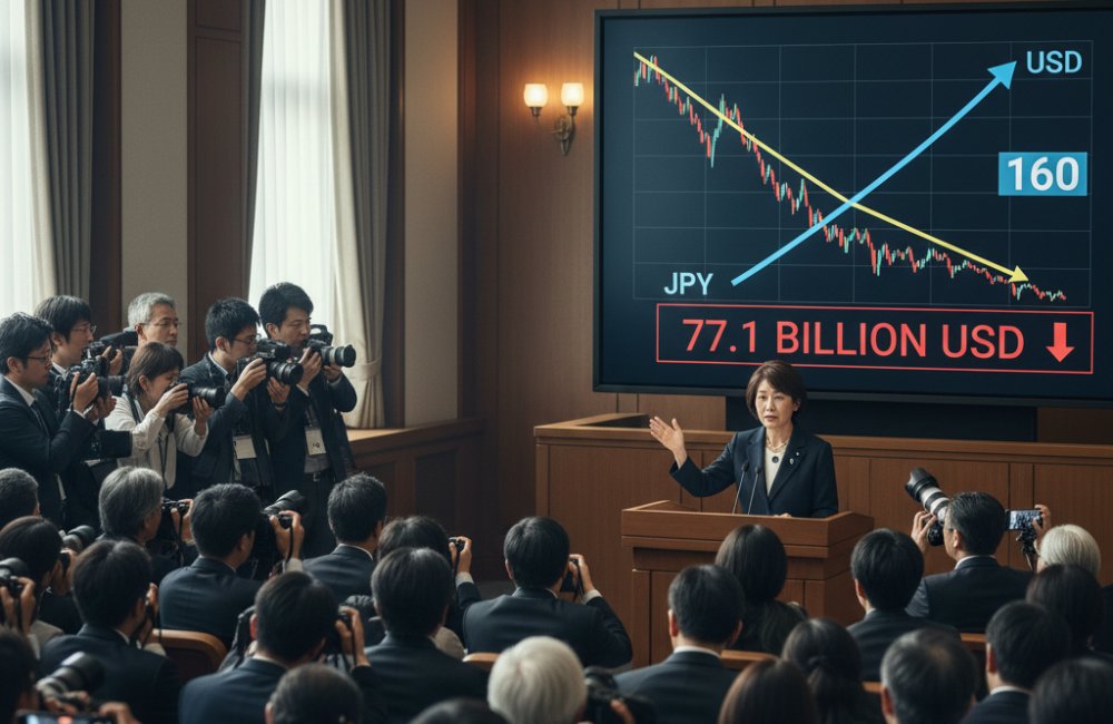 Japonya'dan Dövize Müdahale Sinyali: Yen 160'a Yaklaşırken Rezervler 77 Milyar Dolar Geriledi