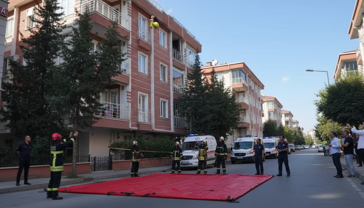 Esenyurt'ta Korkutan Anlar: Çocuklarını Göremediğini Söyleyen Kadın 4. Kattan Atladı
