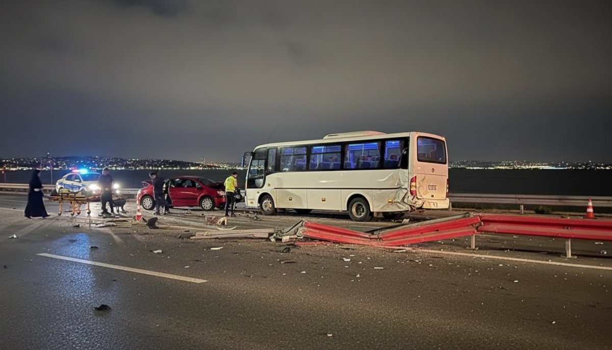 İstanbul'da Makas Atan Araç Kazaya Neden Oldu: 4 Yaralı, Sürücü Kaçtı