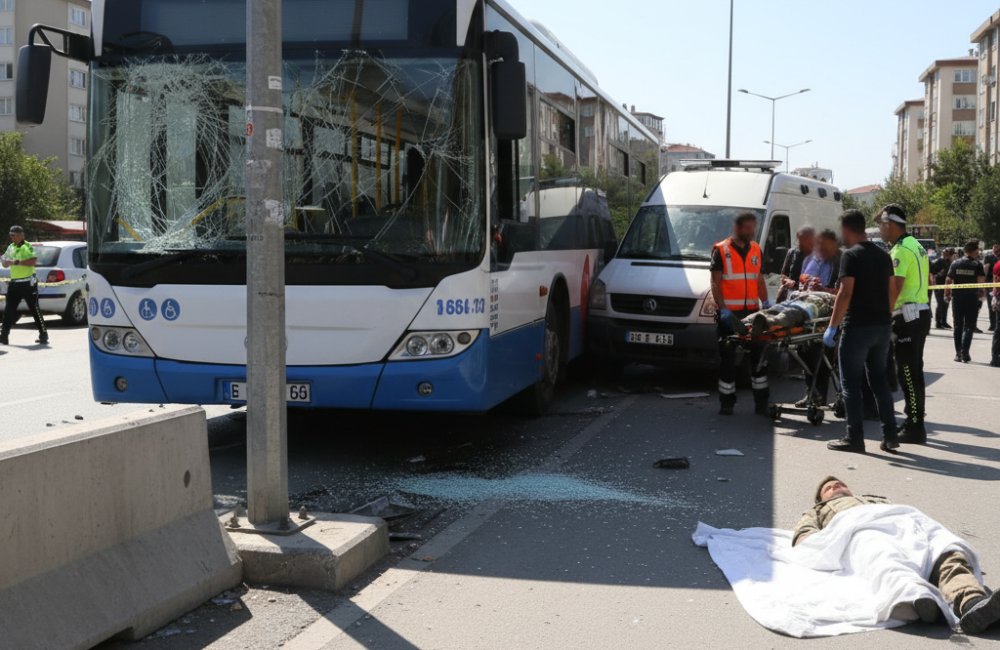 Ankara EGO Otobüsü Kazasının Görüntüleri Yayınlandı