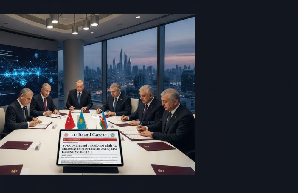 Türk Devletleri Teşkilatı Dijital Ekonomi Ortaklık Anlaşması Kanunu Resmi Gazete'de Yayımlandı