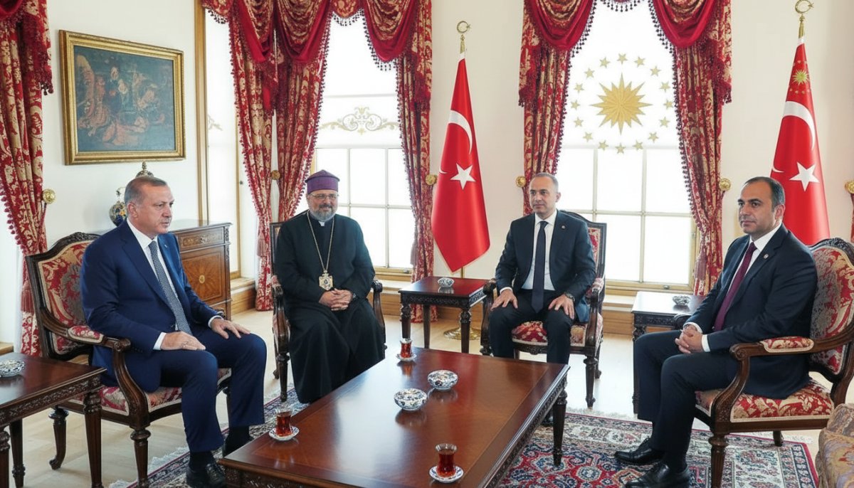 Cumhurbaşkanı Erdoğan, Ermeni Patriği Maşalyan'ı Kabul Etti