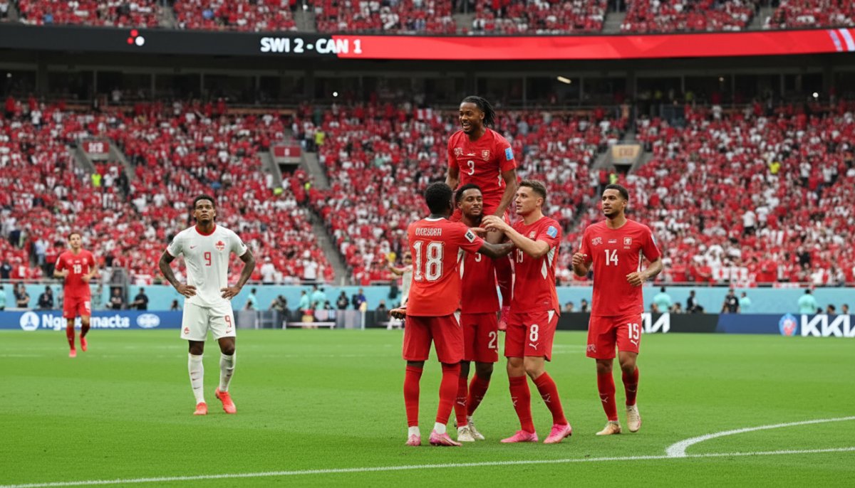 2026 Dünya Kupası'nda İsviçre Kanada'yı 2-1 Yendi ve İki Takım da Tur Atladı