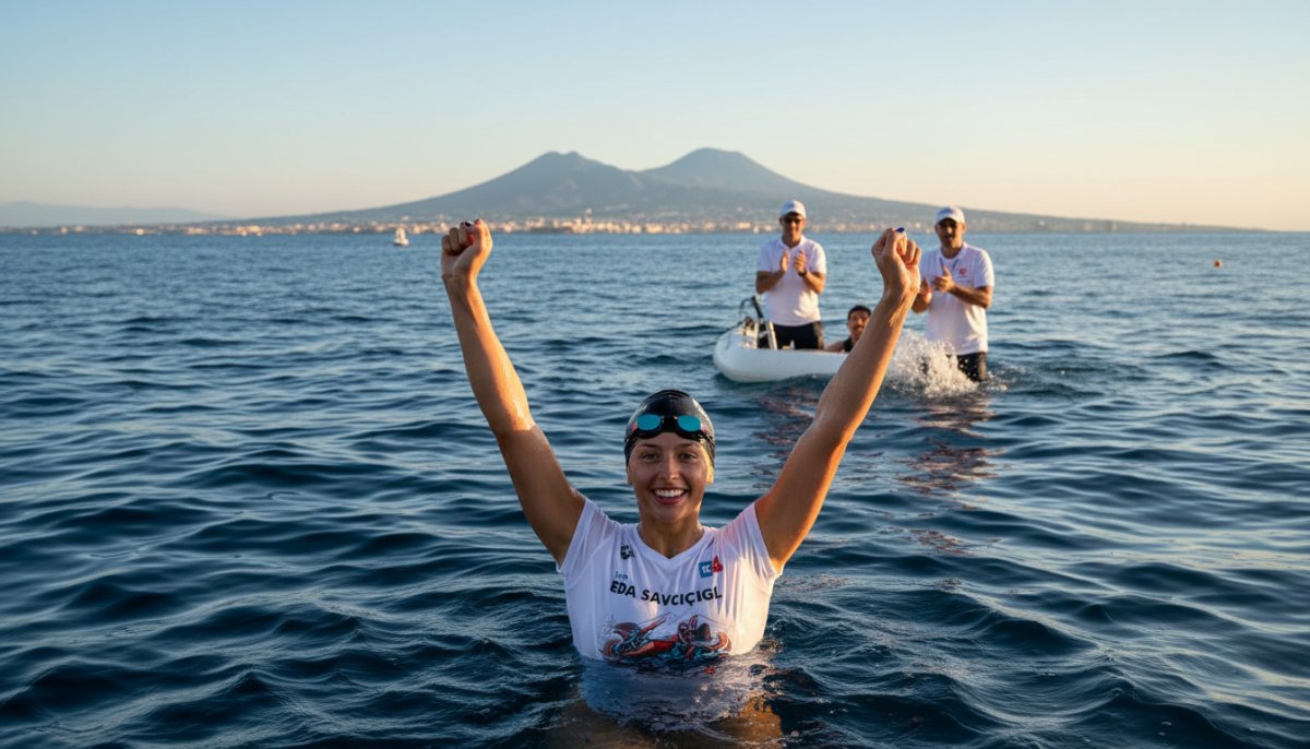 İtalya'da Tarihi Başarı: Eda Savcıgil, Capri-Napoli Parkurunu Solo Tamamlayan İlk Türk Sporcu Oldu
