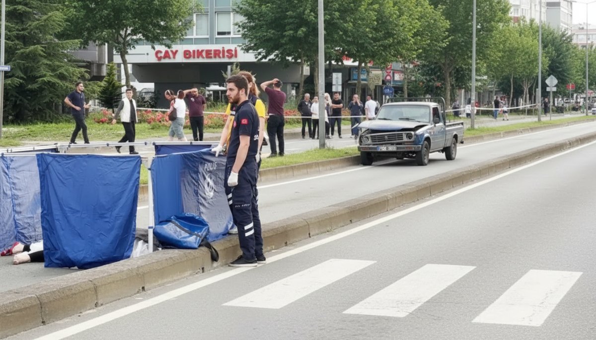 Rize'de Yaya Geçidinde Kadına Araç Çarptı: Hayatını Kaybetti