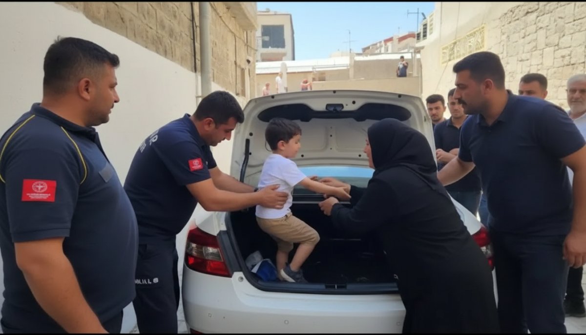 Şanlıurfa'da akılalmaz olay: Ailesinin sokak sokak aradığı 5 yaşındaki çocuk arabanın bagajından çıktı!
