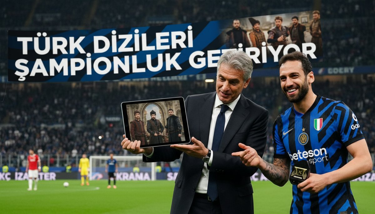 İnter'den Hakan Çalhanoğlu açıklaması: Türk dizileri şampiyonluk getiriyor, ancak sözleşme bitmiyor