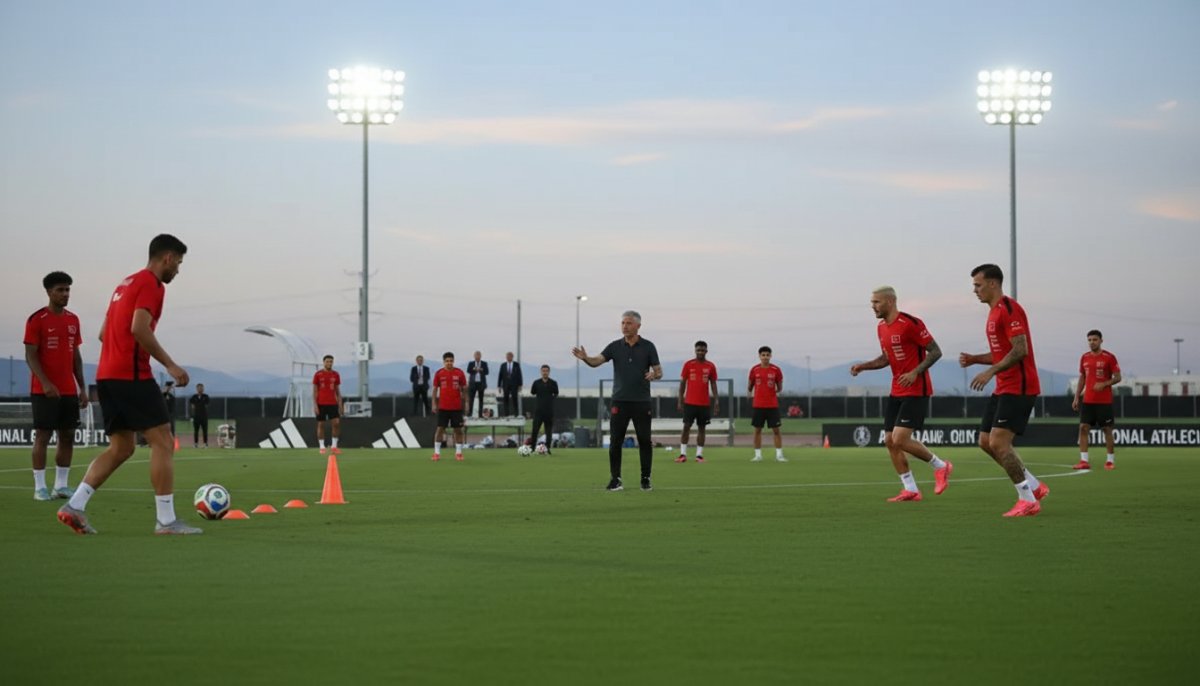 A Milli Futbol Takımı Paraguay Maçı Hazırlıklarını Arizona'da Sürdürdü