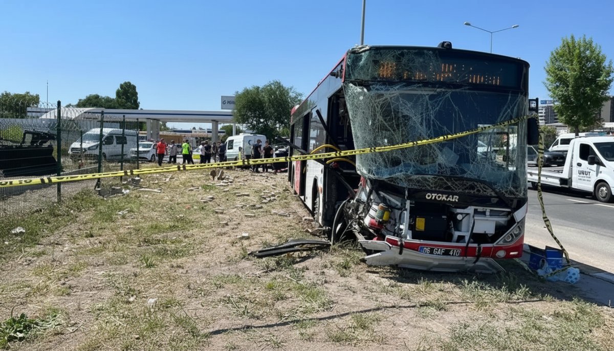 Ankara'da EGO Otobüsü Kazasında Sürücü Gözaltına Alındı