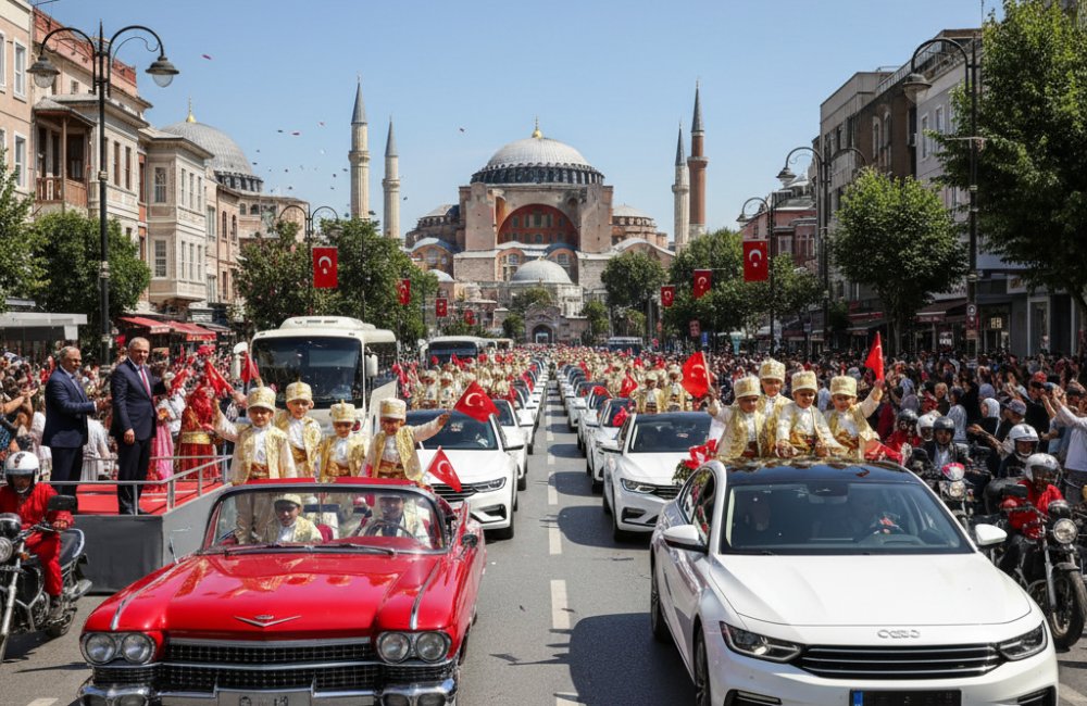 Taksim’den Ayasofya’ya Geleneksel Sünnet Şöleni