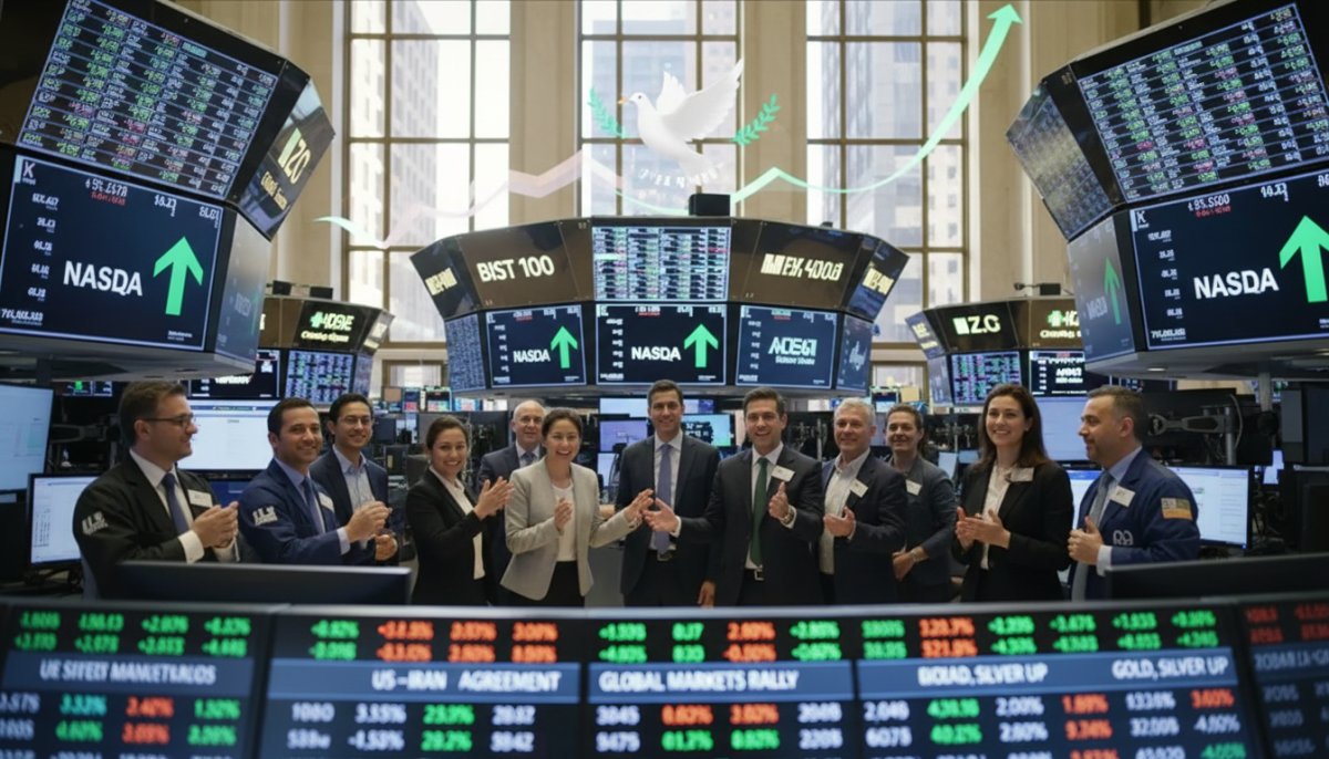 Küresel piyasalarda barış rüzgarı: Nasdaq, S&P 500 ve BIST 100 yükselişte!