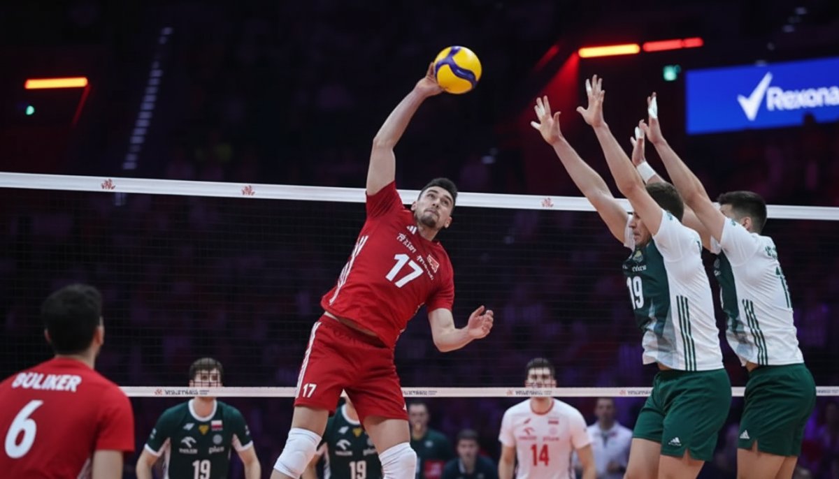 A Milli Erkek Voleybol Takımı Polonya'ya 3-2 Mağlup Oldu