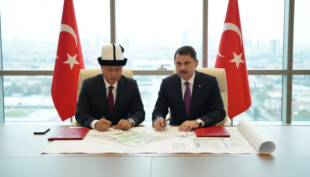 Bakan Kurum duyurdu: Kırgızistan ile kentsel planlama anlaşması imzalandı