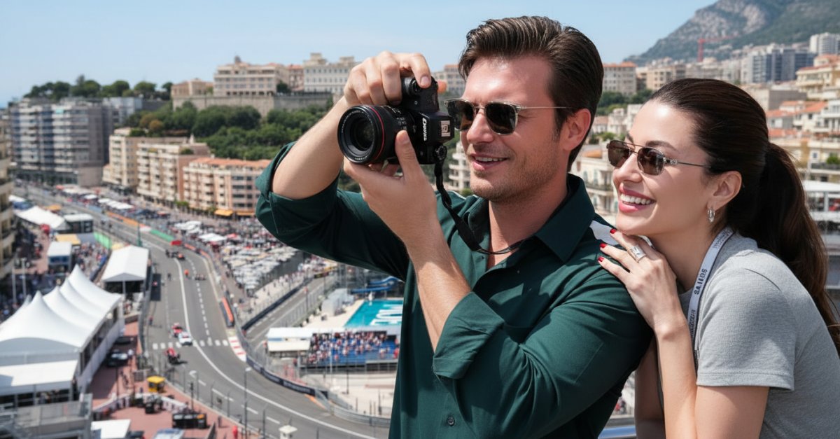 Kıvanç Tatlıtuğ, Eşi Başak Dizer'i Monaco'da Fotoğraflamaya Doyamadı