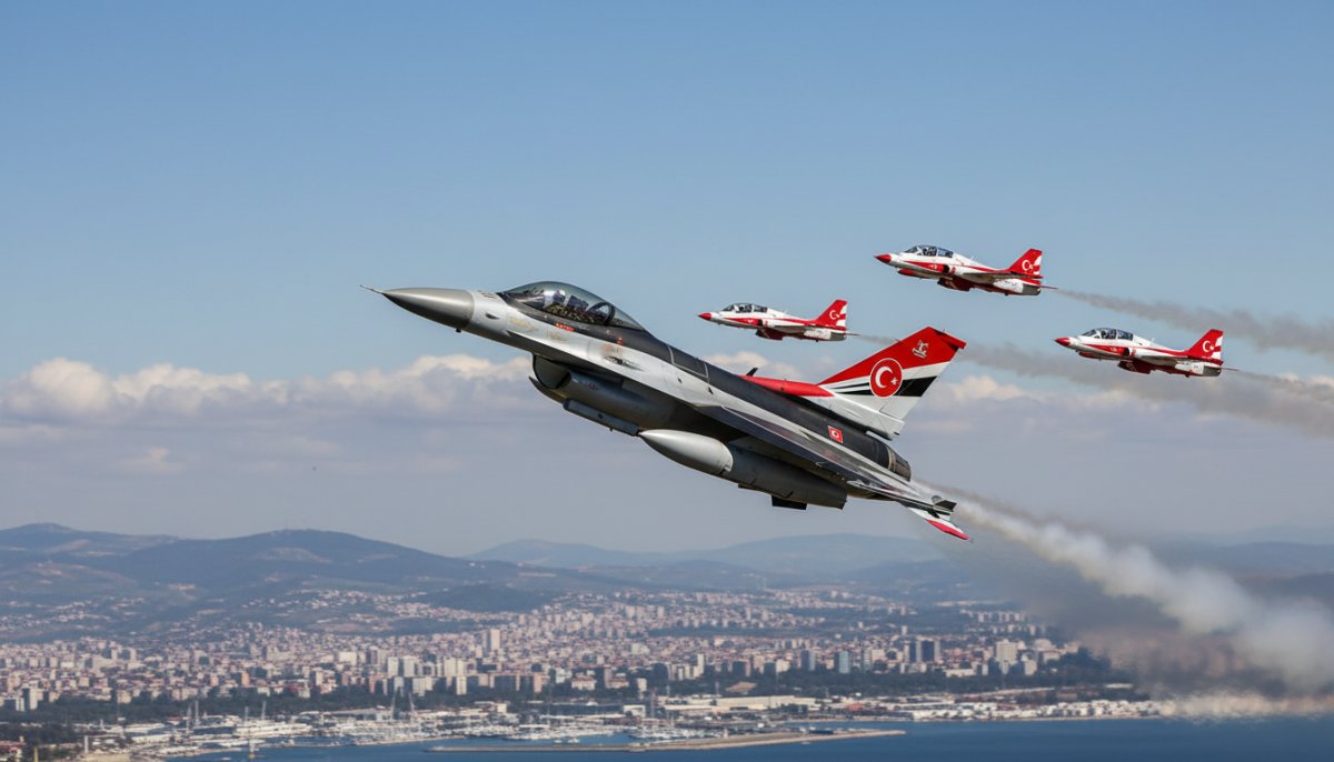 Türk Hava Kuvvetleri 115. yaşını kutluyor: İzmir'de prova uçuşları nefes kesti