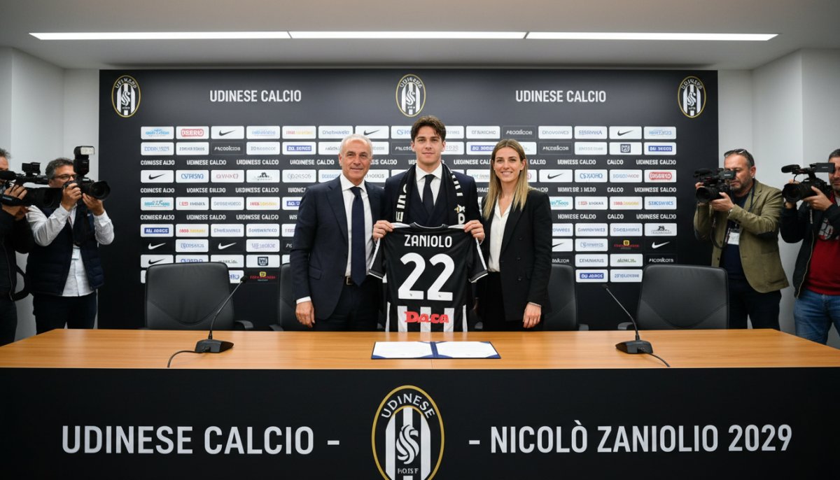 Udinese, Nicolo Zaniolo'nun bonservisini alarak 2029'a kadar sözleşme imzaladı