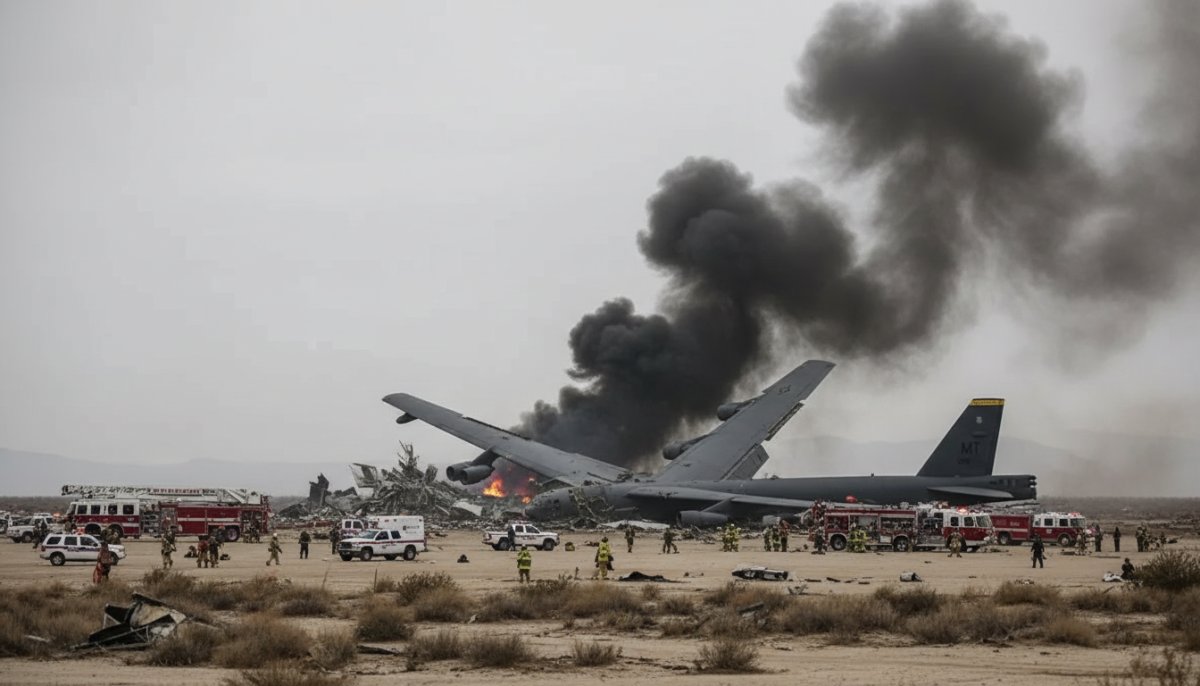 ABD Duyurdu: B-52 Bombardıman Uçağı Düştü