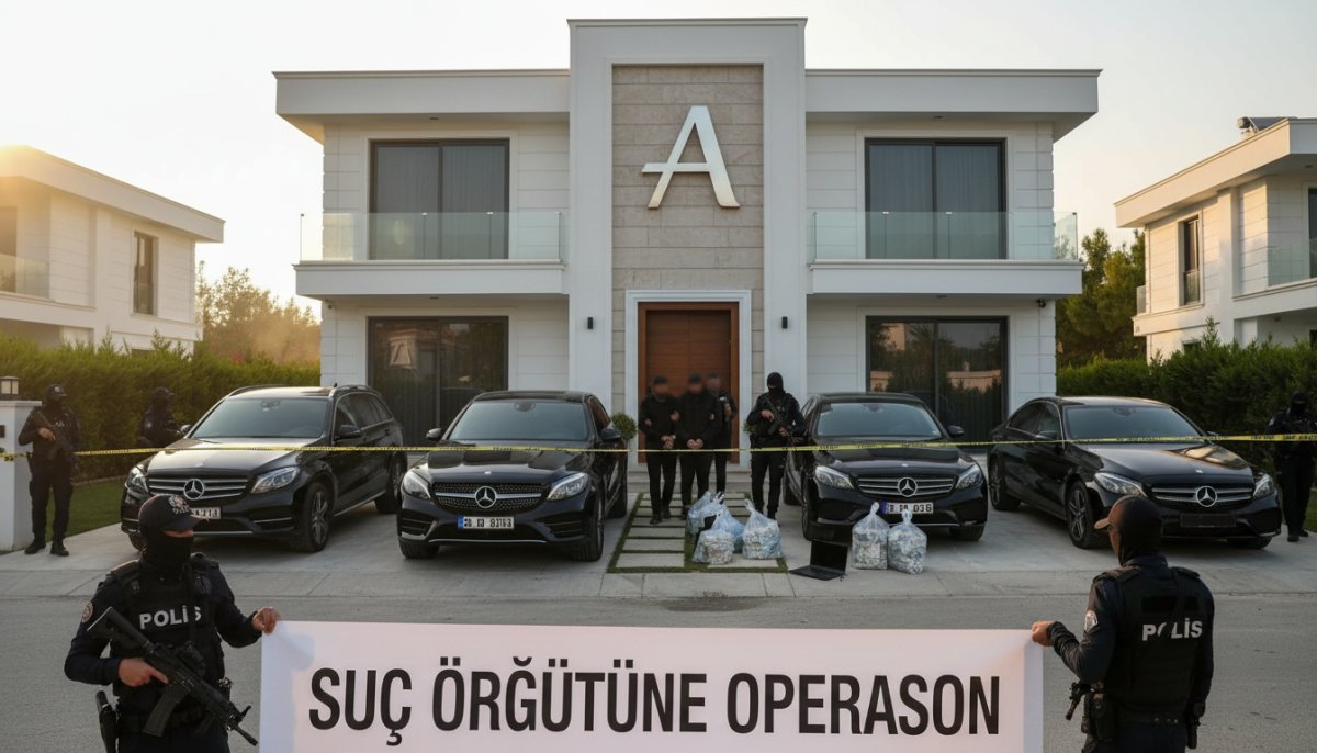 Antalya'da "Altunlar" Suç Örgütüne Operasyon: 33 Şüpheli Tutuklandı