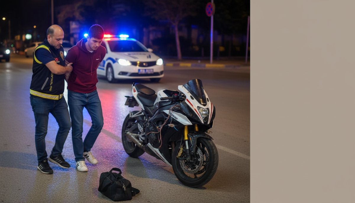 Adana'da Motosiklet Hırsızı Polise Teslim Edeceğini Söyledi