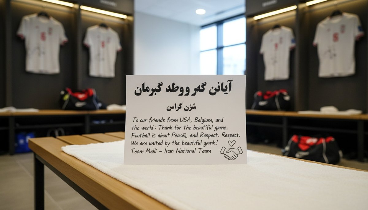 İran Milli Takımı'ndan ABD'ye Barış Mesajı
