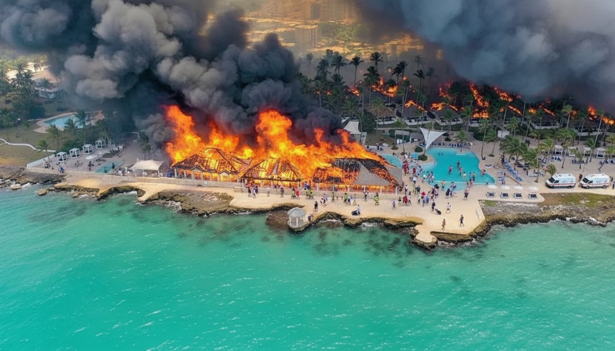 Bayahibe'deki Tatil Köyü Yangını: İtalyan Turist Hayatını Kaybetti