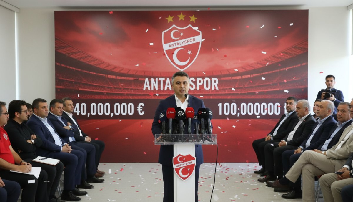 Antalyaspor AŞ'nin Yeni Başkanı Mustafa Ergün: Borç 40 Milyon Avro, Acil Ödeme 100 Milyon TL