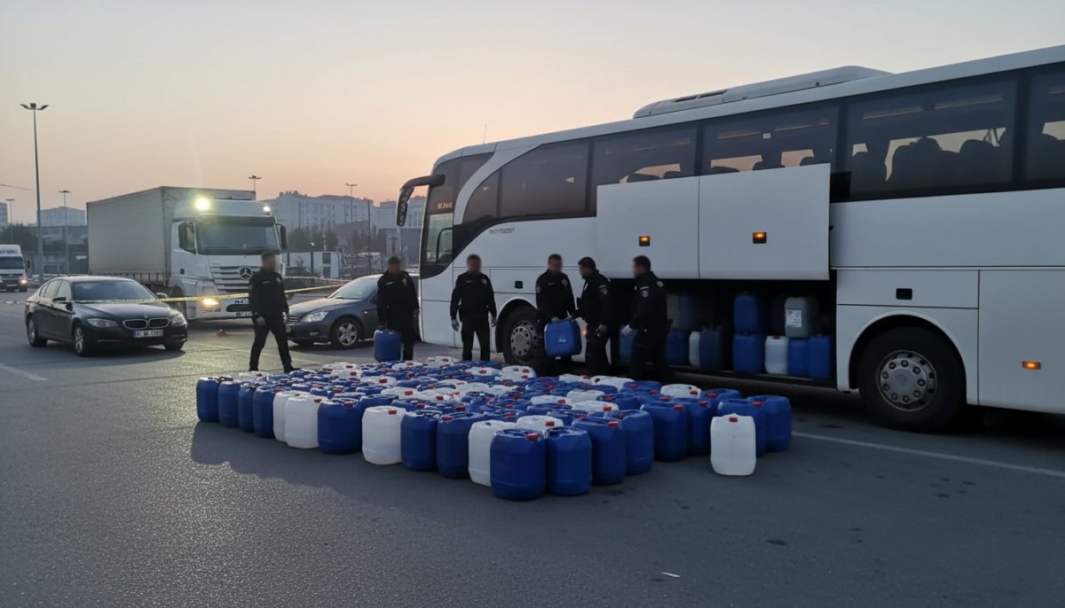 Şehirlerarası yolcu otobüsüyle uyuşturucu sevkiyatına suçüstü: Yarım tondan fazla metamfetamin ele geçirildi