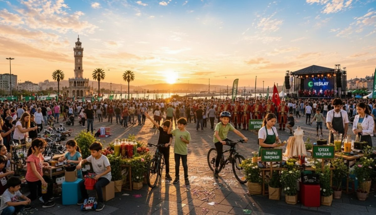 İzmir'de Yeşilay Bağımsızlık Festivali Büyük Katılımla Gerçekleşti