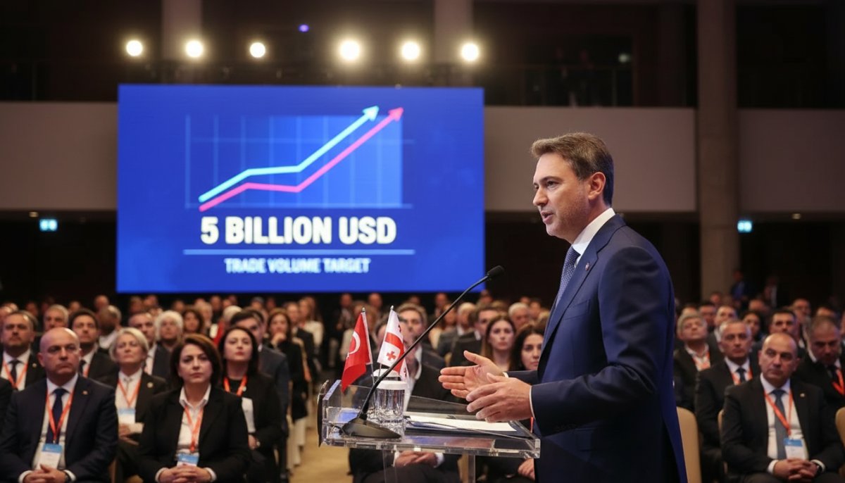 Bakan Bayraktar, Gürcistan ile 5 milyar dolarlık ticaret hacmi hedefini duyurdu