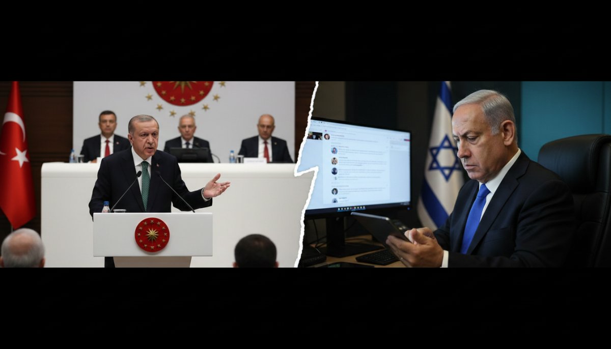 Katil Netanyahu Cumhurbaşkanı Erdoğan'ı hedef aldı: 'Arz-ı Mevud'a müsaade etmeyeceğiz' sözlerini hazmedemedi