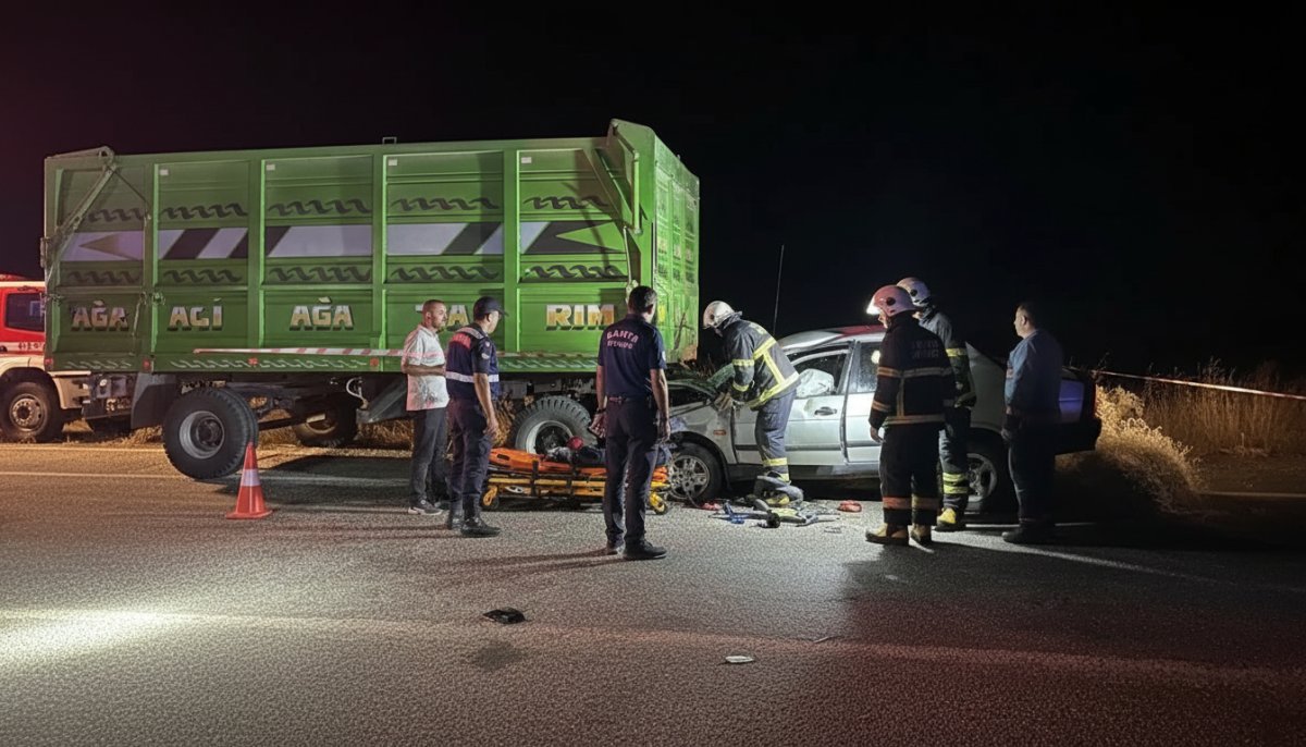 Adıyaman'da traktör kazası: Otomobilin yolcusu hayatını kaybetti, sürücü ağır yaralandı