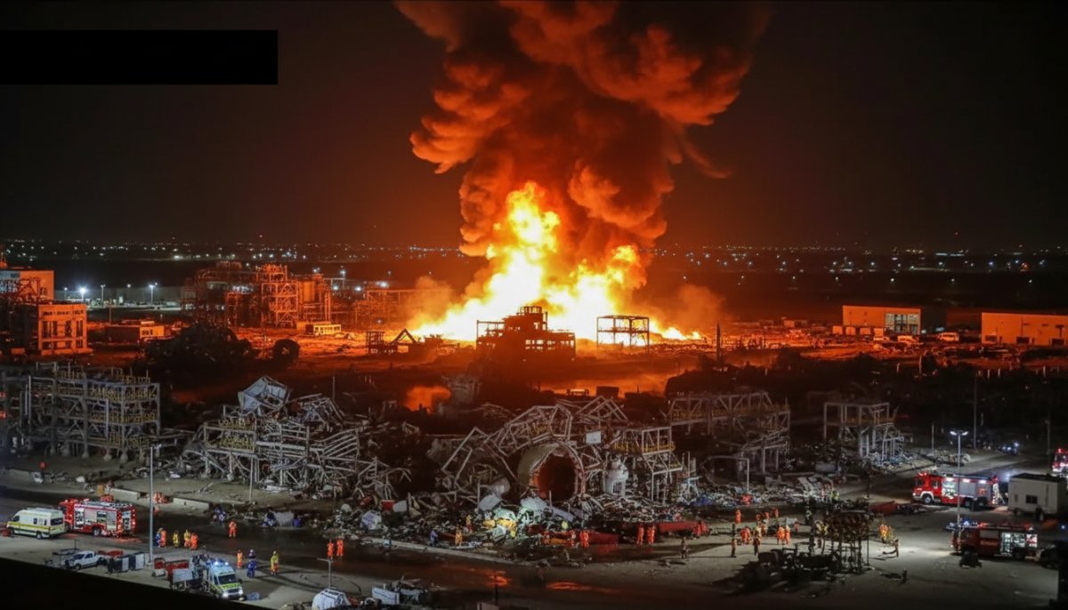 Katar'da Gaz Tesisinde Patlama: 54 Yaralı, 18 Kayıp