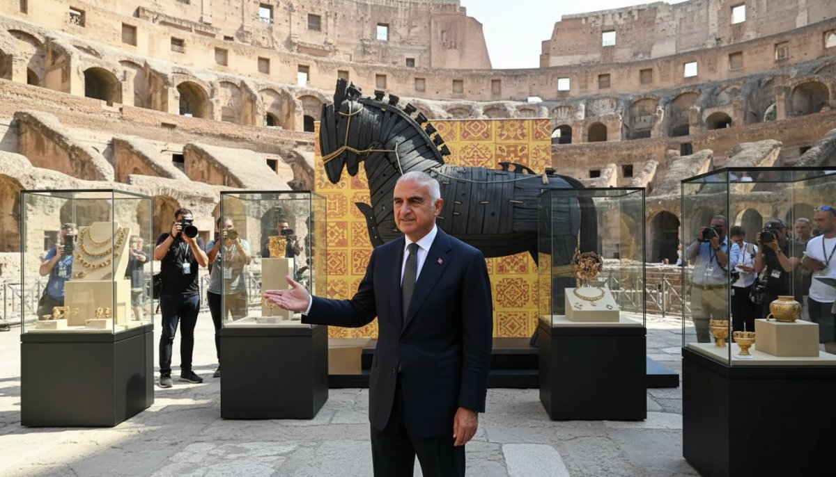 Bakan Ersoy Roma'da kültürel iş birliği vurgusu: 'Türkiye'nin mirasını görünür kılmaya devam edeceğiz'