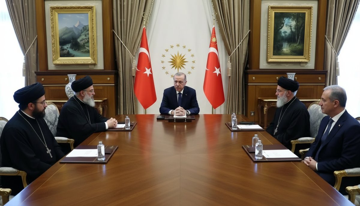 Başkan Erdoğan Süryani Patriği Mor İğnatius II Efrem Kerim’i Kabul Etti