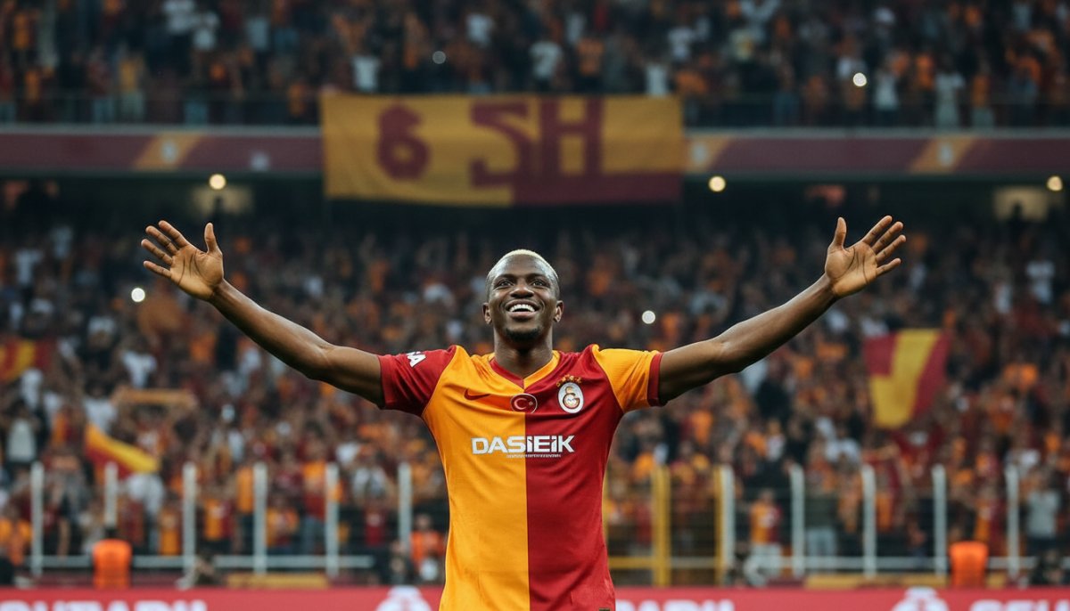 Victor Osimhen'den Galatasaray taraftarına müjde: 'Çok mutluyum'