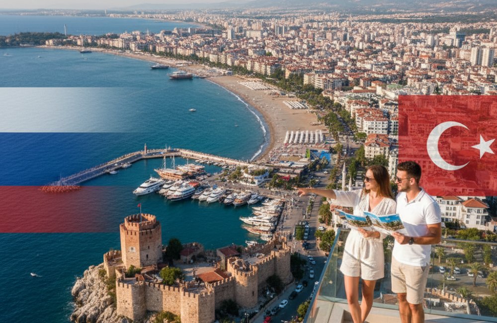Ruslar Türkiye'de En Çok Hangi İlçeyi Tercih Ediyor? Alanya Birinci, Erdemli İkinci