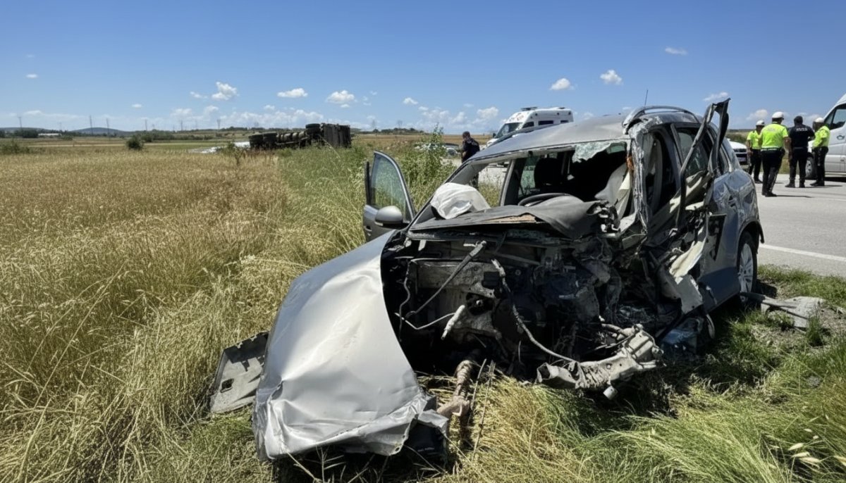 Edirne'de feci kaza: SUV hurdaya döndü, sürücü hayatını kaybetti