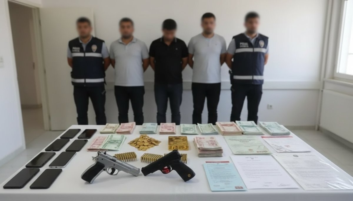 Yozgat'ta tefecilik operasyonu: 6 şüpheli gözaltına alındı