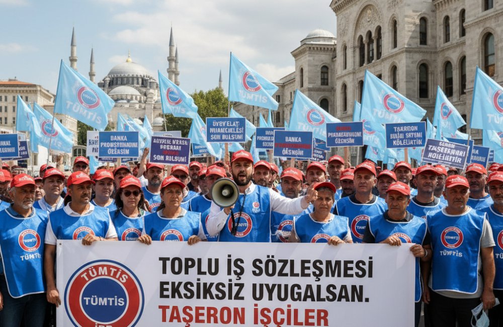Taşeron İşçilerden İBB'ye Sert Protesto: 'Üvey Evlat Muamelesi Görüyoruz'