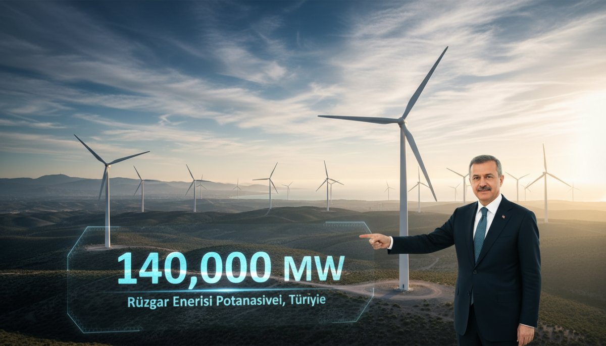 Bakan Bayraktar'dan rüzgar enerjisi açıklaması: 140 bin megavatlık potansiyel