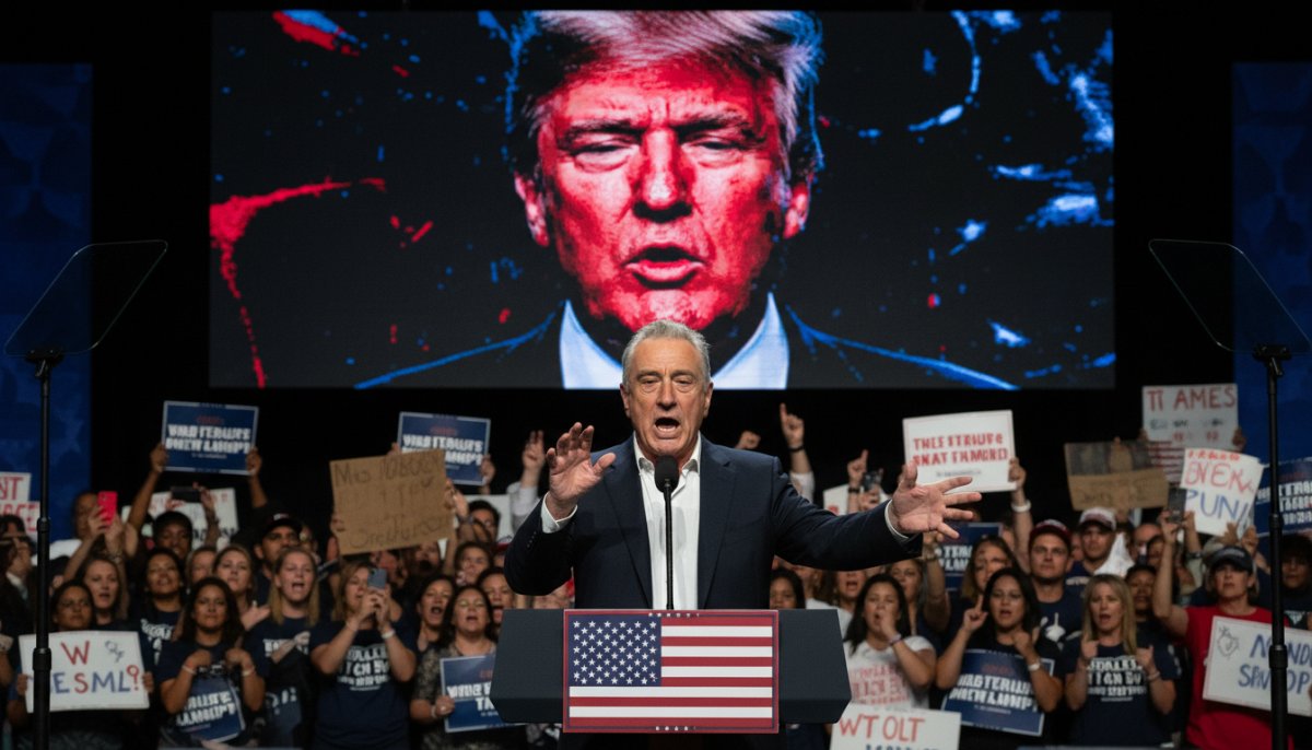 Robert De Niro'dan Trump'a dört kelimelik film göndermesi: 'Shut the fuck up'