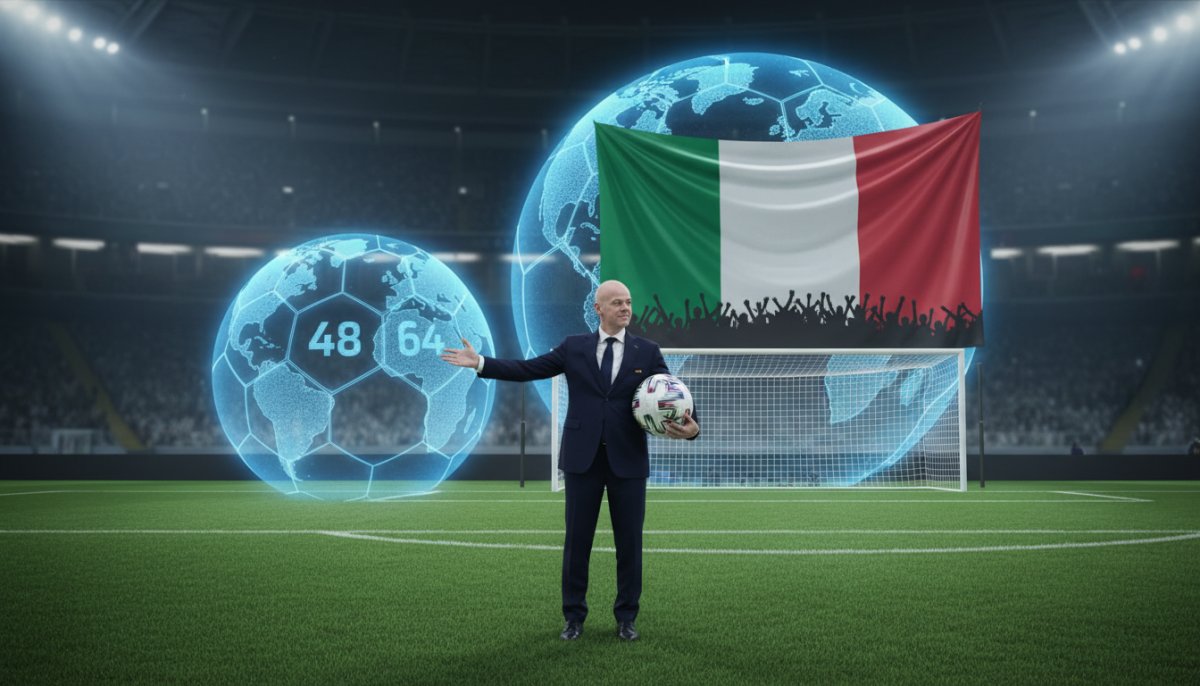Infantino'dan İtalya'ya Gönderme: 64 Takımlı Dünya Kupası Mümkün