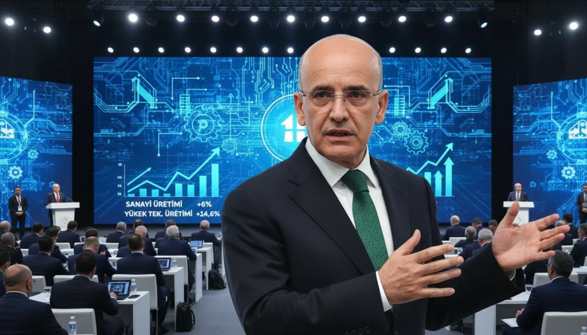 Bakan Şimşek'ten sanayi üretimi değerlendirmesi: 'Yüksek katma değerli üretimi teşvik edeceğiz'