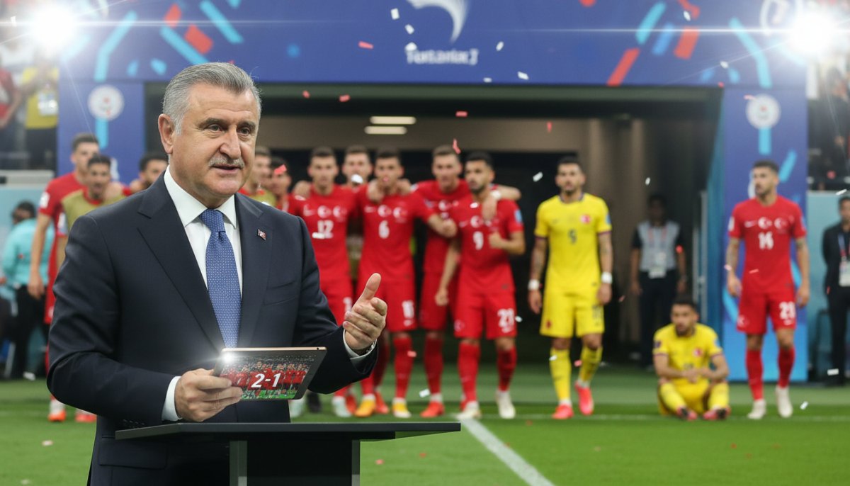Gençlik ve Spor Bakanı Osman Aşkın Bak'tan A Milli Takım'a Venezuela Galibiyeti Tebriği