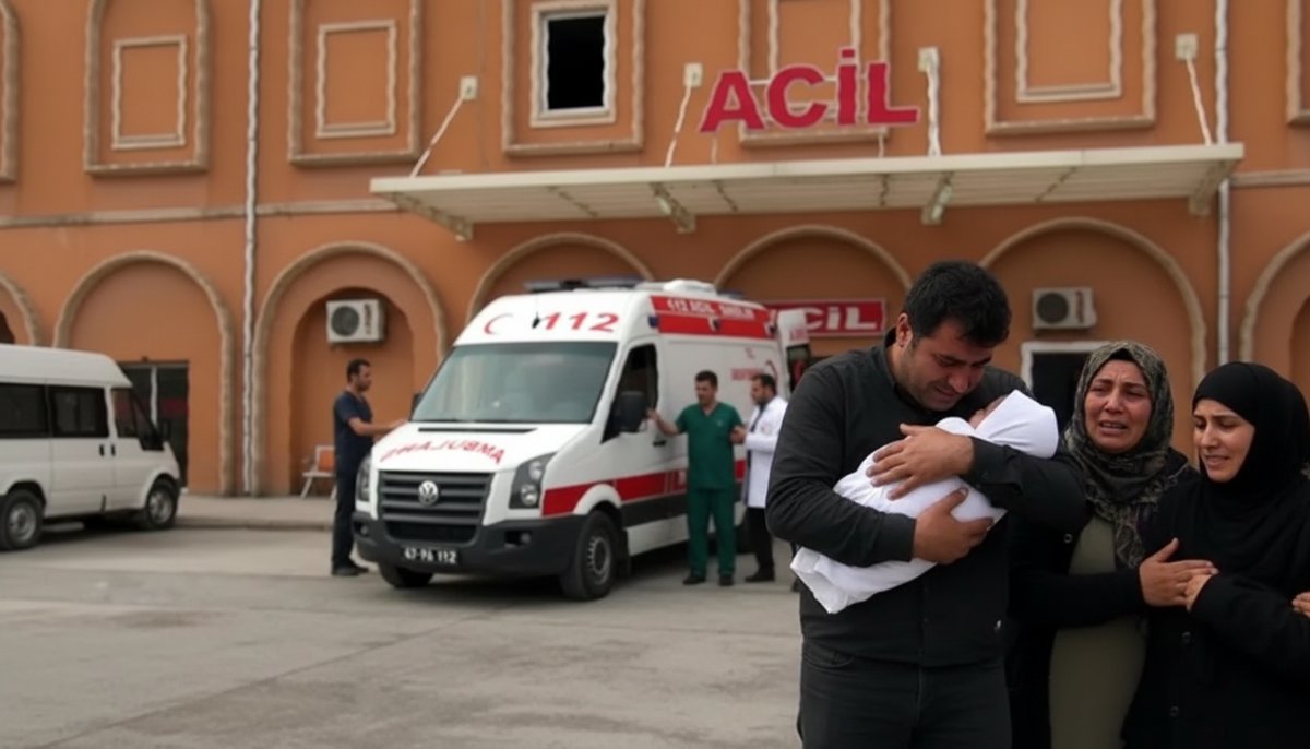Mardin Kızıltepe'de 3. Kattan Düşen 2 Yaşındaki Çocuk Hayatını Kaybetti